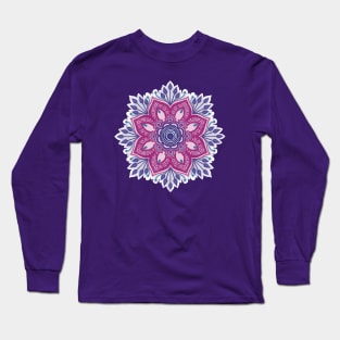 Purple and pink mandala Long Sleeve T-Shirt